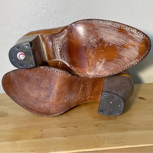 Bed Stu Isla Distressed Leather Booties - Picture 9 of 15